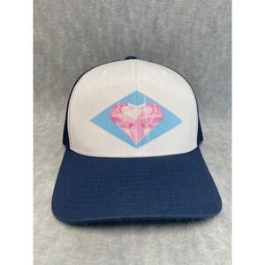 Heart Diamond Patch Trucker‎ Hat Baseball Cap Snapback Yupoong The Classics